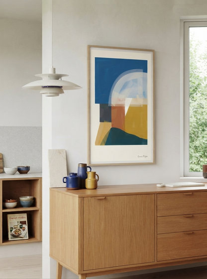 Balance Series | Minimalist Color Block Wall Art Poster