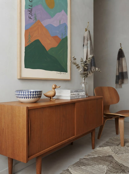 FJALL OCH SKOG | Nordic Minimalist Mountain Wall Art Print