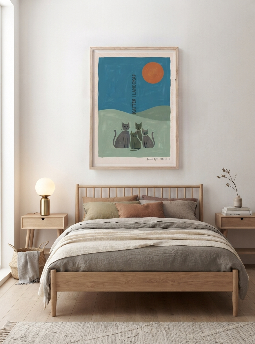 KATTER | Scandinavian Cat Art Print