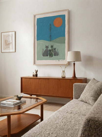 KATTER | Scandinavian Cat Art Print