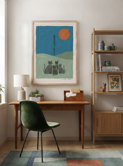 KATTER | Scandinavian Cat Art Print