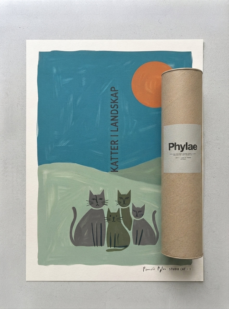 KATTER | Scandinavian Cat Art Print