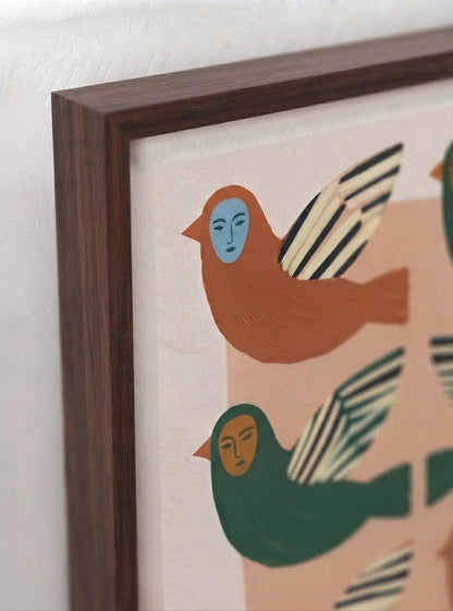 Birds Between Worlds | Surrealist Bird Fine Art Print