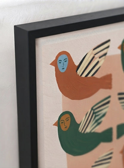 Birds Between Worlds | Surrealist Bird Fine Art Print