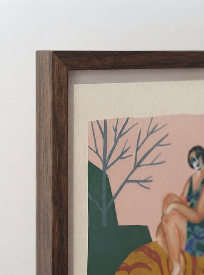 The Tiger’s Muse | Surrealist Figurative Art Print