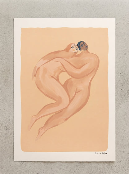 ENTWINED | Mid Century Modern Couple Art Print