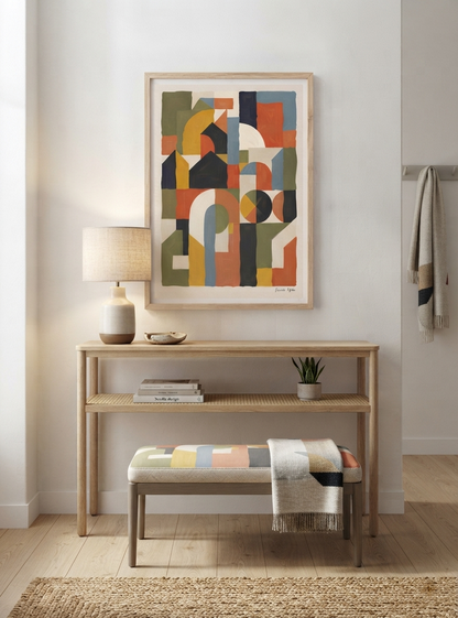 Habitat No. 03 | Abstract Geometric Print