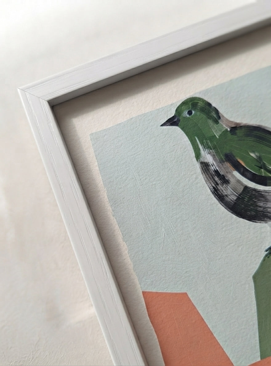 Bird & Being | Contemporary Abstract Bird Art Print