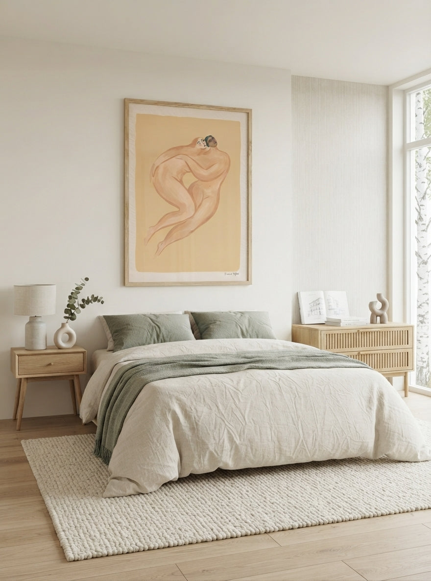 ENTWINED | Mid Century Modern Couple Art Print
