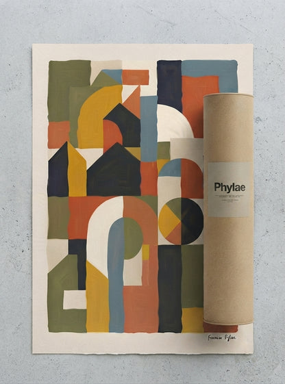 Habitat No. 03 | Abstract Geometric Print