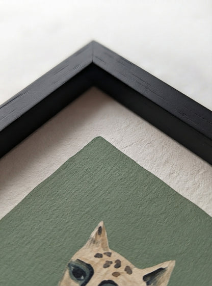 The Velvet Cat | Quirky Cat Wall Art Print