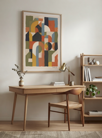 Habitat No. 03 | Abstract Geometric Print