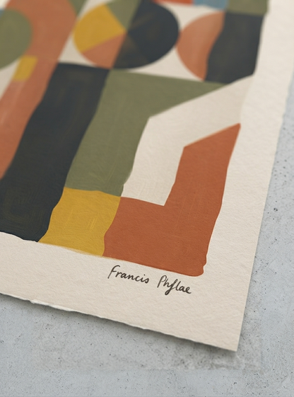 Habitat No. 03 | Abstract Geometric Print
