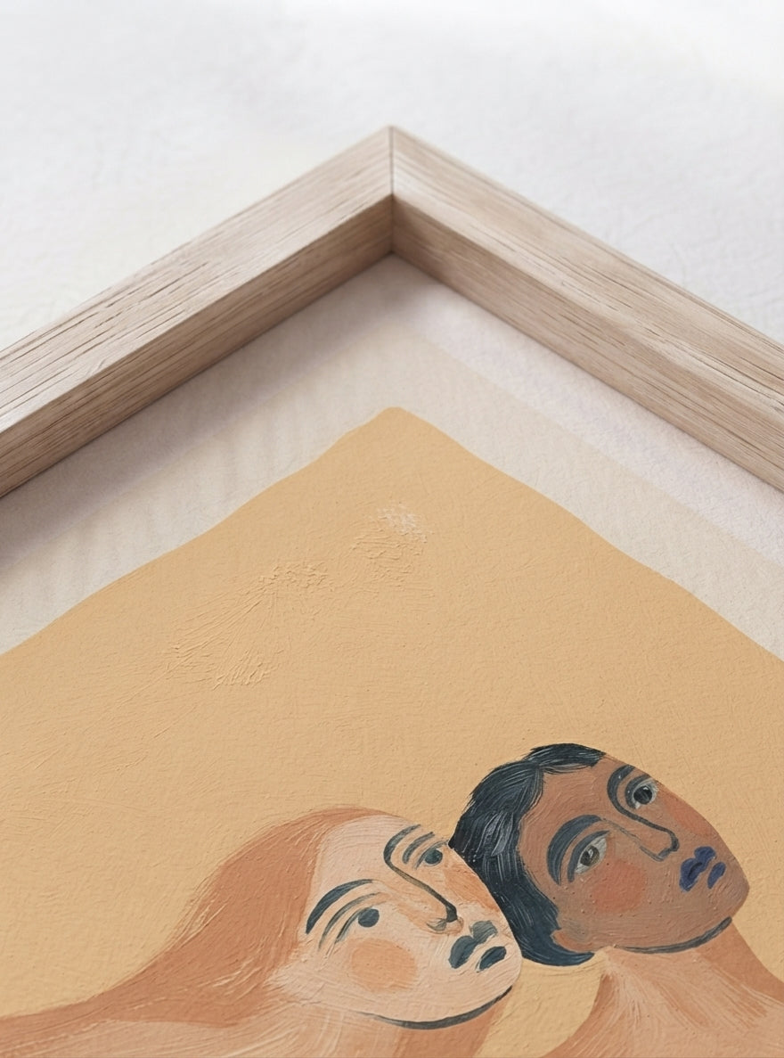 ENTWINED | Mid Century Modern Couple Art Print