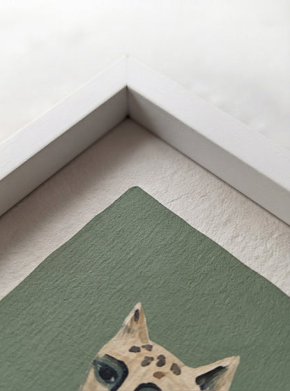 The Velvet Cat | Quirky Cat Wall Art Print